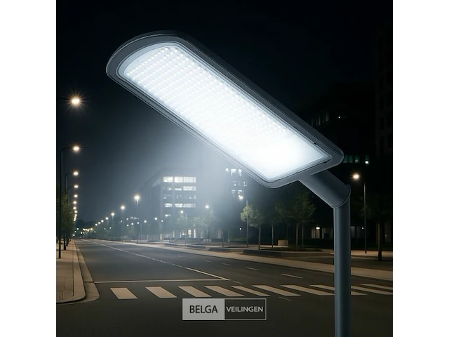 3 x led straatverlichting 200w – 6500k koud wit – ip65 waterdicht – 20.000 lm - afbeelding 1 van  7