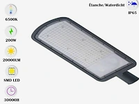 3 x led straatverlichting 200w – 6500k koud wit – ip65 waterdicht – 20.000 lm - afbeelding 7 van  7