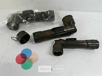 3 x leger zaklamp met kleurenfilter - afbeelding 3 van  3