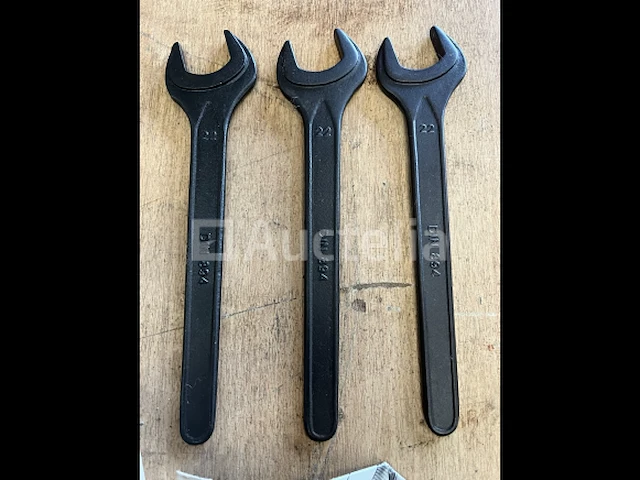 3 x machinesleutel 22 mm heyco - afbeelding 2 van  2