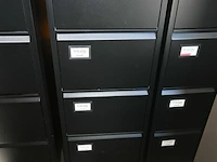 3 x metalen dossierkast met 4 laden - afbeelding 2 van  4