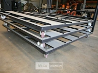 3 x metalen kar voor theaterstoelen - afbeelding 4 van  5
