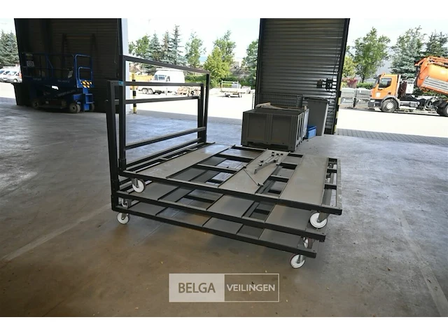 3 x metalen kar voor theaterstoelen - afbeelding 5 van  5