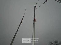 3 x metalen vlaggenmast - afbeelding 4 van  5