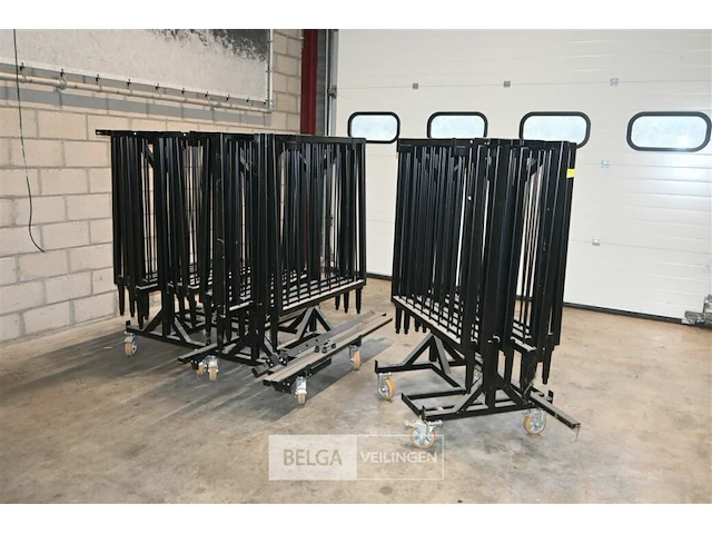 3 x mobiele tribune leuning - afbeelding 1 van  6