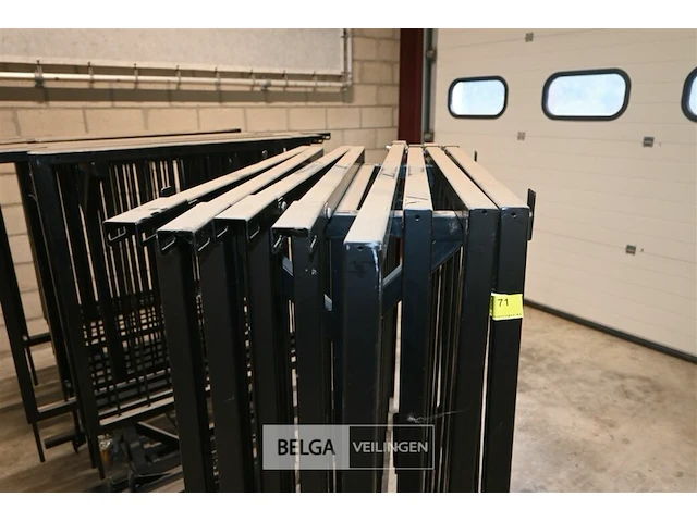 3 x mobiele tribune leuning - afbeelding 5 van  6