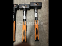 3 x moker 1, 1,5 en 2 kg fiberglass - afbeelding 4 van  5