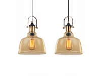 3 x muse design hanglamp amber glas - afbeelding 1 van  8