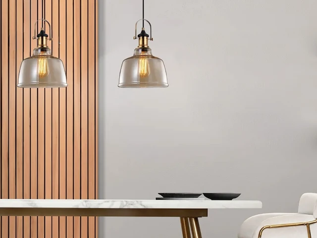 3 x muse design hanglamp amber glas - afbeelding 6 van  8