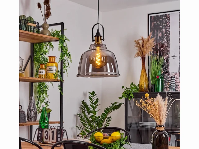 3 x muse design hanglamp smoked glas - afbeelding 3 van  8