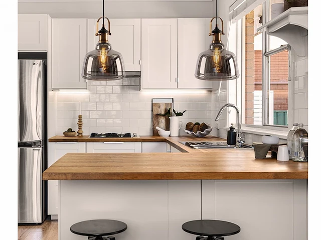 3 x muse design hanglamp smoked glas - afbeelding 4 van  8