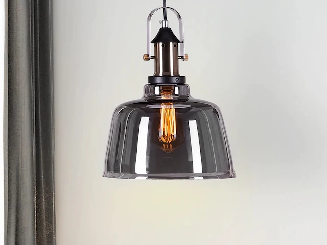 3 x muse design hanglamp smoked glas - afbeelding 5 van  8