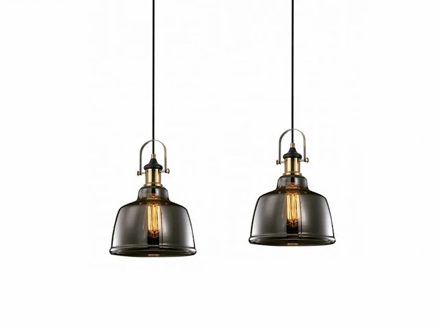 3 x muse design hanglamp smoked glas - afbeelding 7 van  8