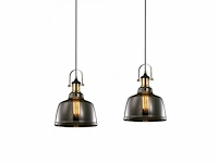 3 x muse design hanglamp smoked glas - afbeelding 7 van  8