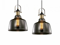 3 x muse design hanglamp smoked glas - afbeelding 8 van  8