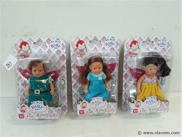 3 x my baby born pop 14 cm - afbeelding 1 van  2