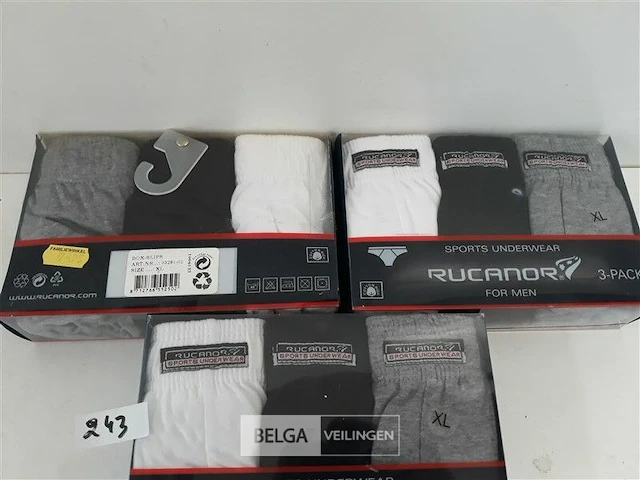3 x onderbroek heren slip 3 kleuren rucanor xl - afbeelding 3 van  3
