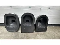 3 x ophang wc - zonder verpakking - showroom model
