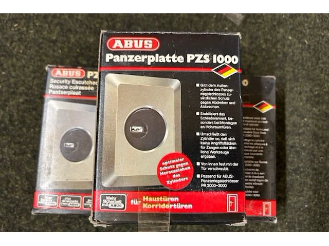 3 x pantserplaat abus - afbeelding 2 van  4