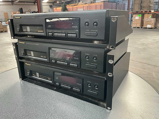 3 x pioneer multi lader cd-speler - afbeelding 1 van  6