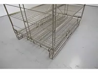 3 x plooibare draadcontainer met legborden lengte 1200 mm diepte 800mm hoogte 1200mm occasie - afbeelding 2 van  4