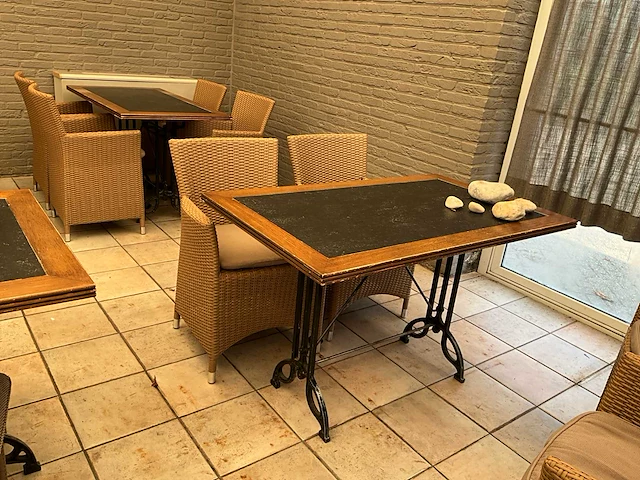 3 x restauranttafel - afbeelding 1 van  3