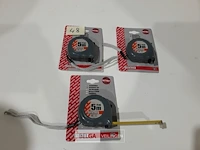 3 x rolmeter 5 m - afbeelding 1 van  3