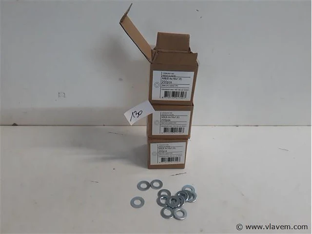 3 x rondellen verzinkt m 8 200 stuks - afbeelding 1 van  2