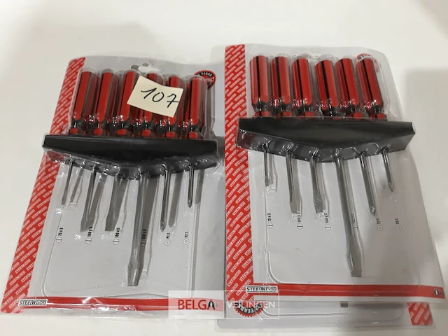 3 x schroevendraaierset 6 delig - afbeelding 1 van  3