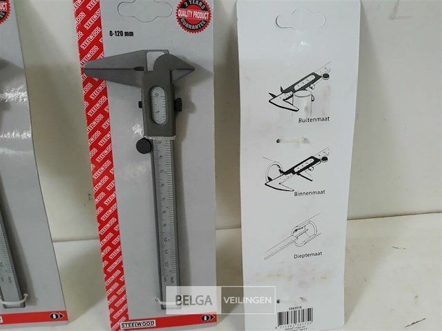 3 x schuifmaat - afbeelding 3 van  3