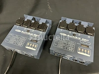 3 x showtec multidim mk ii 4-kanaals dimmers - afbeelding 1 van  2