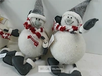 3 x sneeuwman flexibele armen+benen - afbeelding 3 van  3
