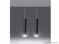 3 x solo yube design hanglamp zwart - afbeelding 2 van  4