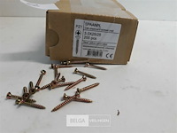 3 x spaanplaatvijs geel verzinkt 3x25 200 stuks - afbeelding 3 van  3