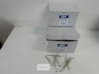 3 x spaanplaatvijzen wit verzinkt5 x 90 mm 200 stuks kruiskop pz - afbeelding 2 van  3
