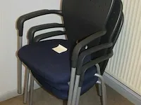 3 x stapelstoel - afbeelding 1 van  3