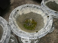 3 x stenen bloempot - afbeelding 3 van  5