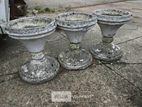 3 x stenen bloempot - afbeelding 5 van  5