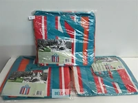 3 x strandtas koeltas 36x17x35 cm - afbeelding 1 van  3