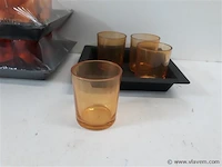 3 x t-lichtglaasjes 4 stuks op schaal - afbeelding 2 van  2