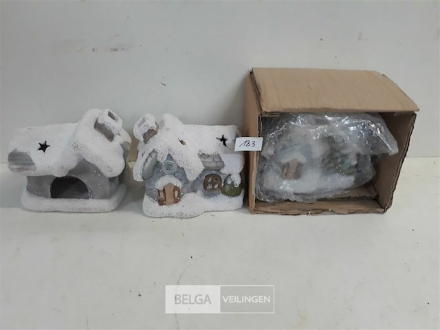 3 x t-lichthuisje 15x12x13 cm - afbeelding 1 van  3