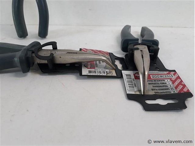 3 x telefoontang gebogen 200 mm - afbeelding 2 van  2