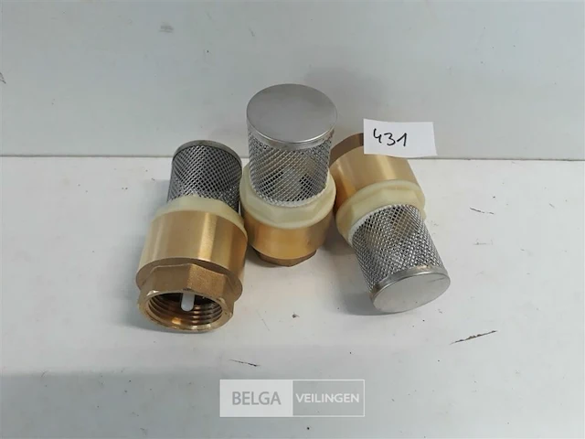 3 x terugslagklep met filter 4/4 - afbeelding 2 van  3