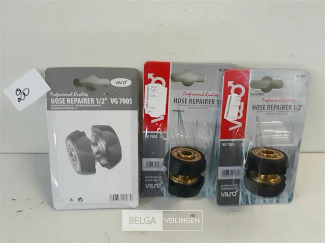 3 x tuinslang reparator ½ 12,5-15mm koper/pvc - afbeelding 1 van  3