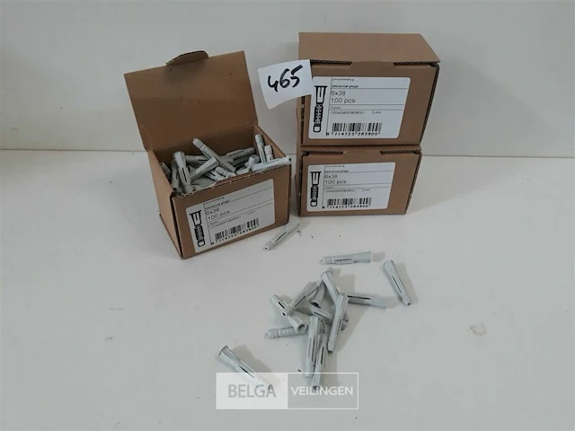 3 x universeelplug nylon 6 mm 100 stuks - afbeelding 2 van  3