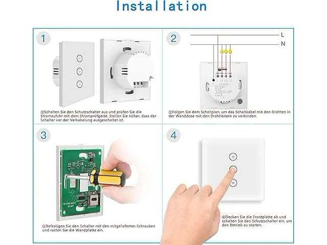 3 x useelink slimme lichtschakelaar (2 stuks) - afbeelding 3 van  4