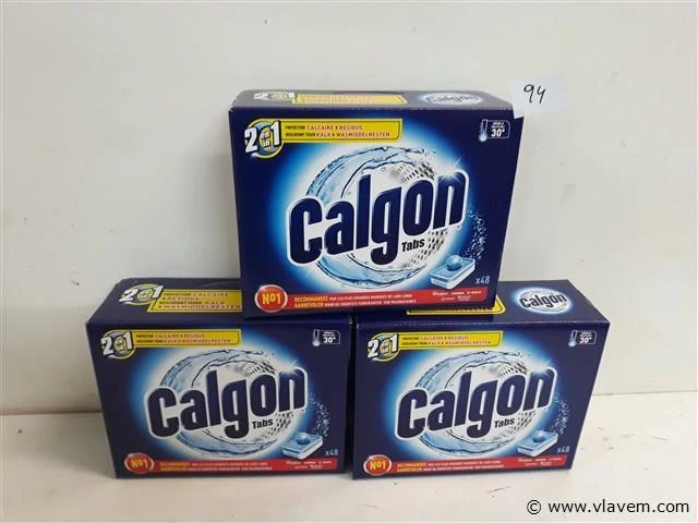 3 x vaatwastabletten calgon 48 stuks - afbeelding 1 van  2
