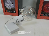 3 x verlichte bol led 40 lampjes - afbeelding 3 van  3