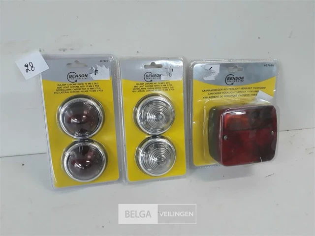 3 x vervanglampen voor aanhangwagen assorti - afbeelding 1 van  3