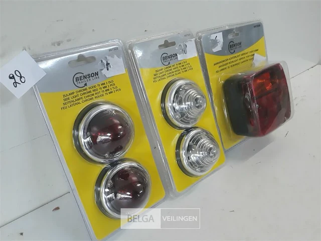 3 x vervanglampen voor aanhangwagen assorti - afbeelding 3 van  3